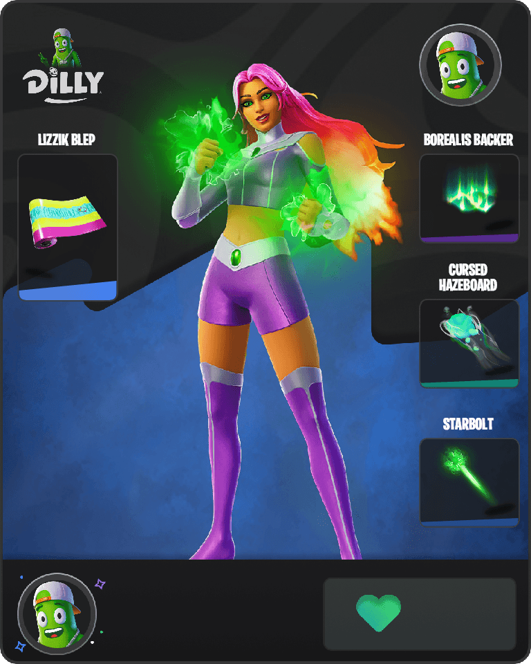 Starfire Fortnite combo