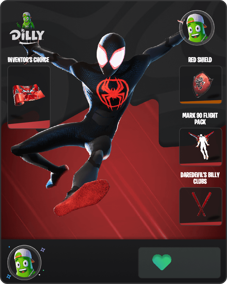 Spider-Man (Miles Morales) Fortnite combo