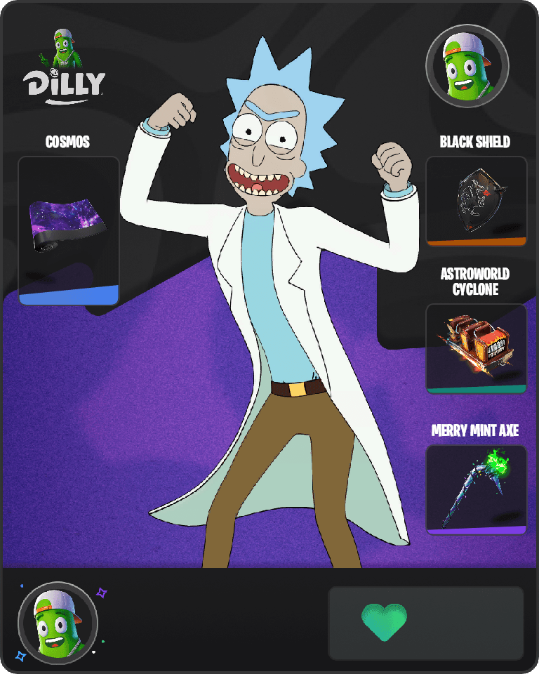 Rick Sanchez Fortnite combo
