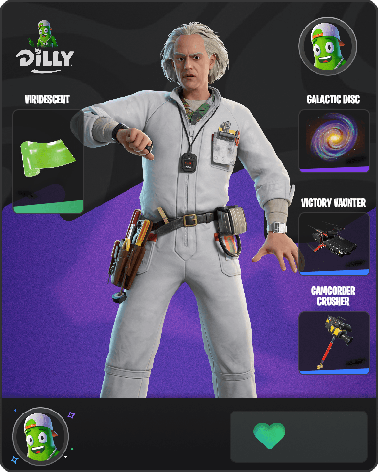 Doc Brown Fortnite combo