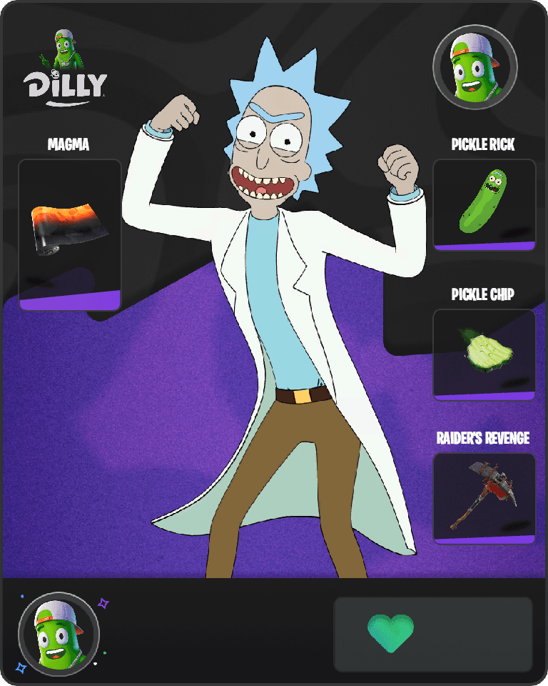 Rick Sanchez Fortnite combo