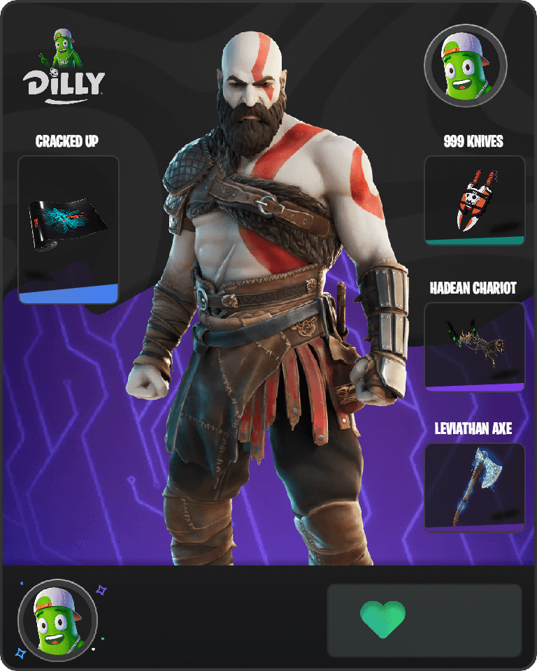 Kratos Fortnite combo