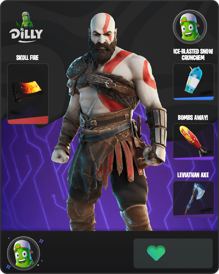 Kratos Fortnite combo
