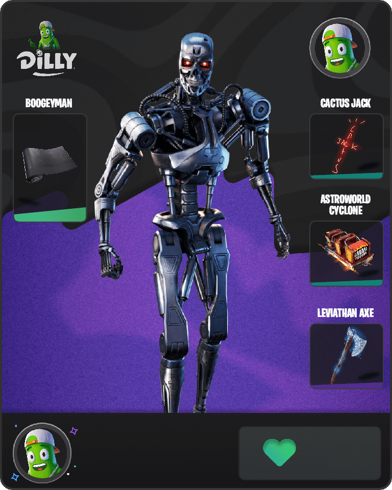 T-800 Fortnite combo
