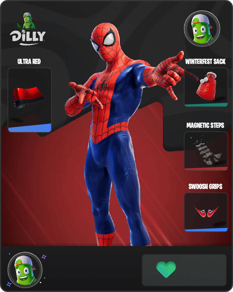 Spider-Man Fortnite combo