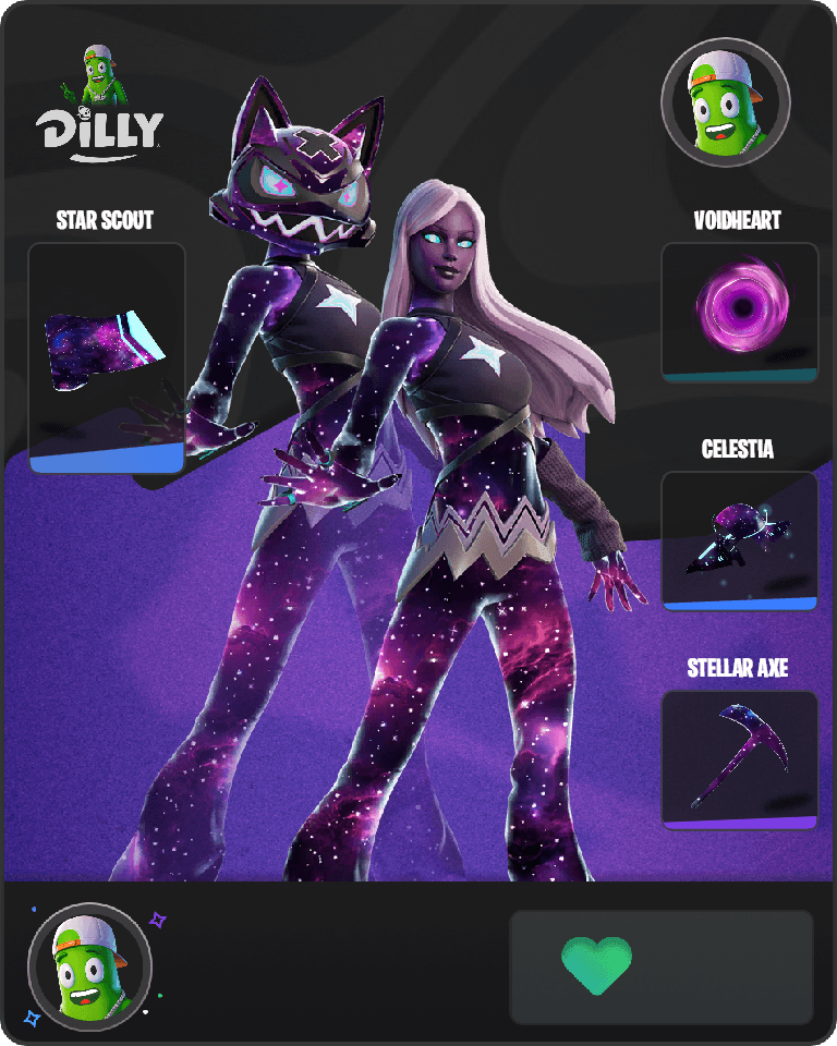 Galaxy Crossfade Fortnite combo