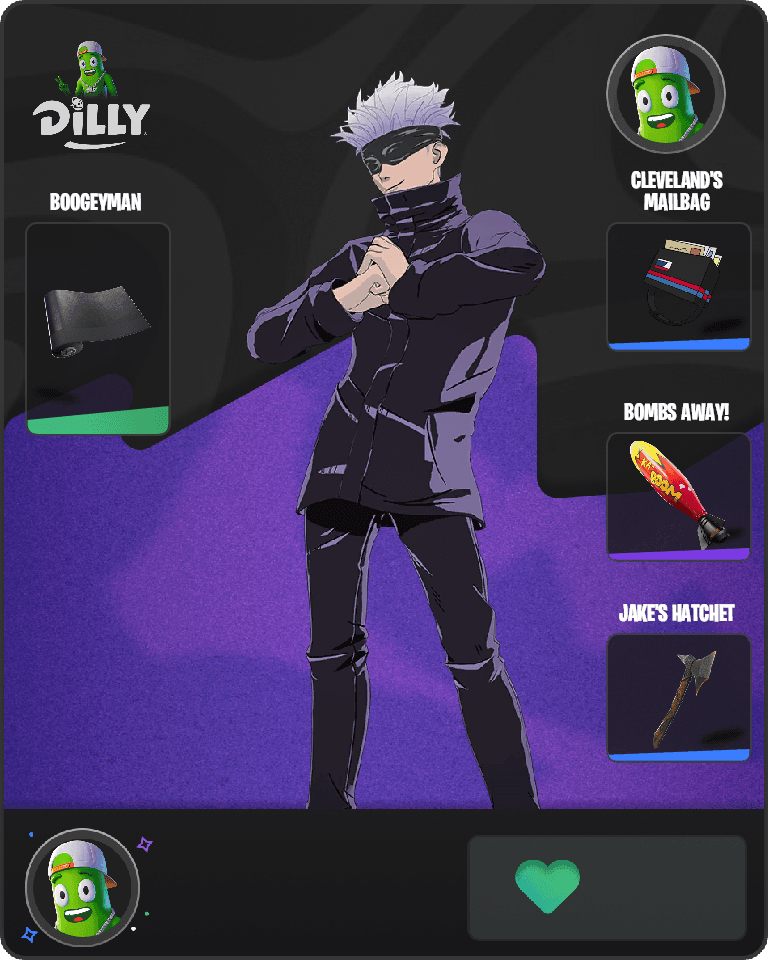 Satoru Gojo Fortnite combo