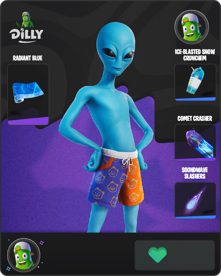 Human Bill Fortnite combo