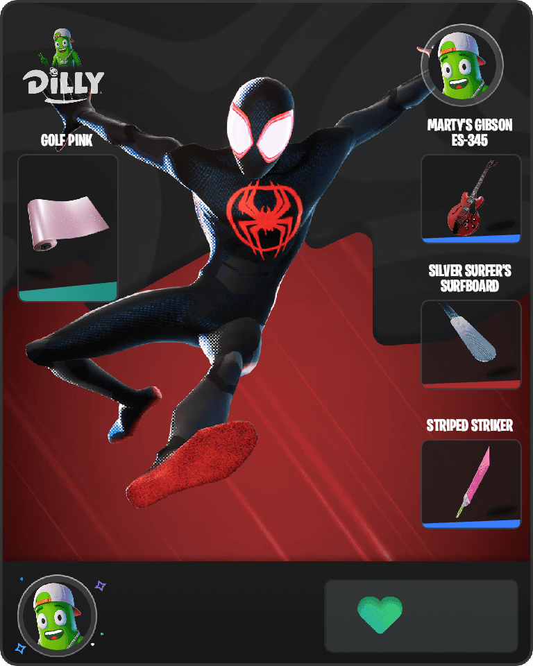 Spider-Man (Miles Morales) Fortnite combo