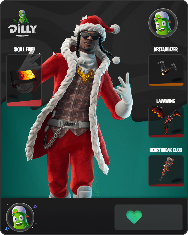 Santa Dogg Fortnite combo