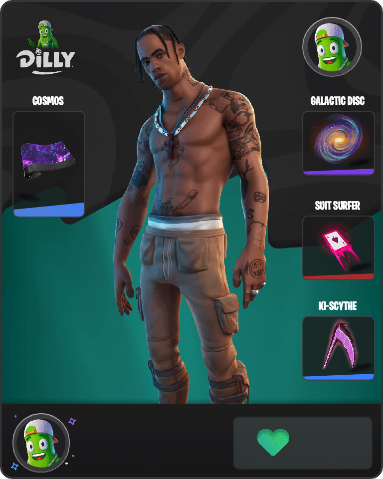 Travis Scott Fortnite combo