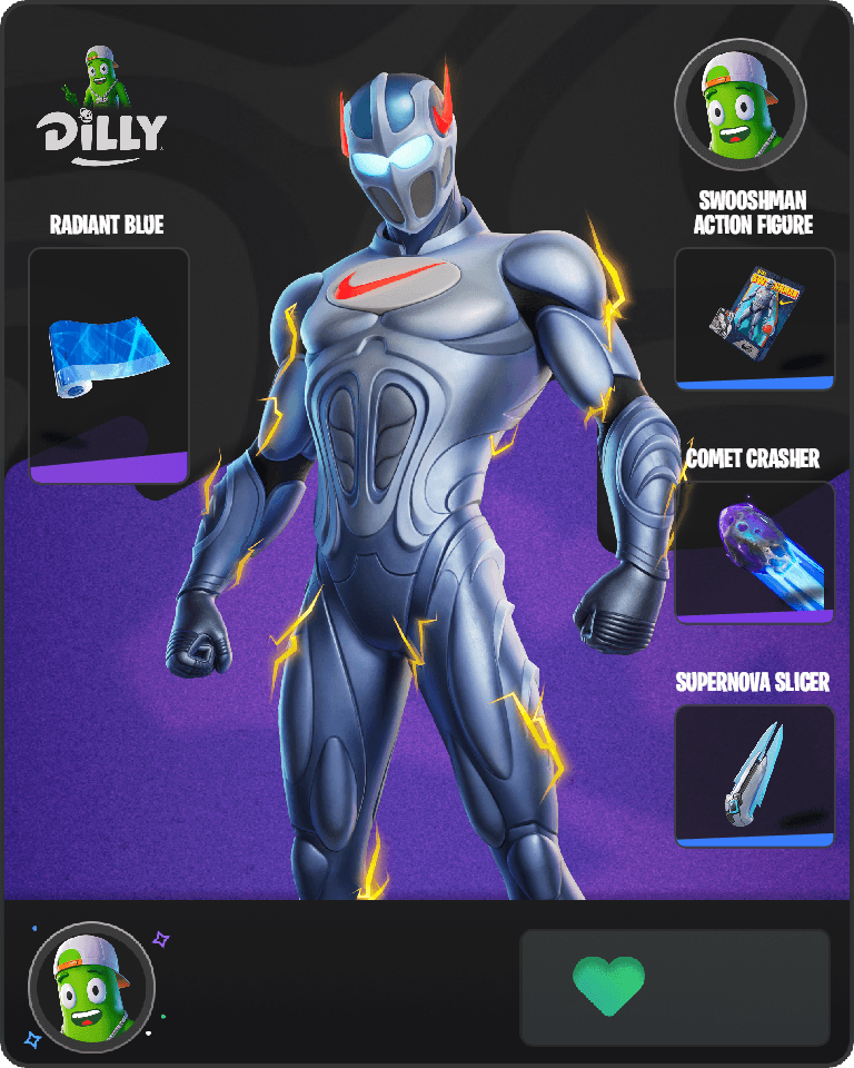 Swooshman Fortnite combo