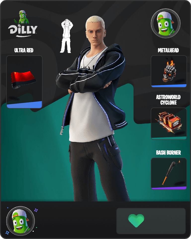 Slim Shady Fortnite combo