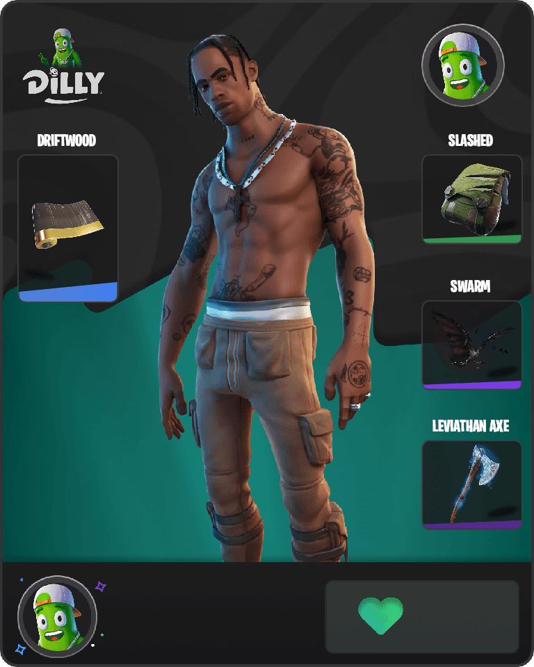Travis Scott Fortnite combo
