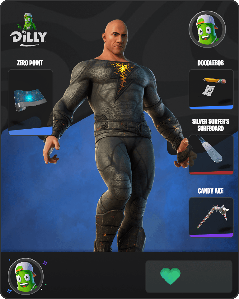 Black Adam Fortnite combo
