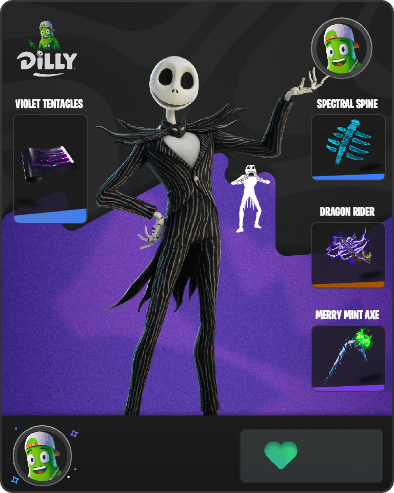 Jack Skellington Fortnite combo