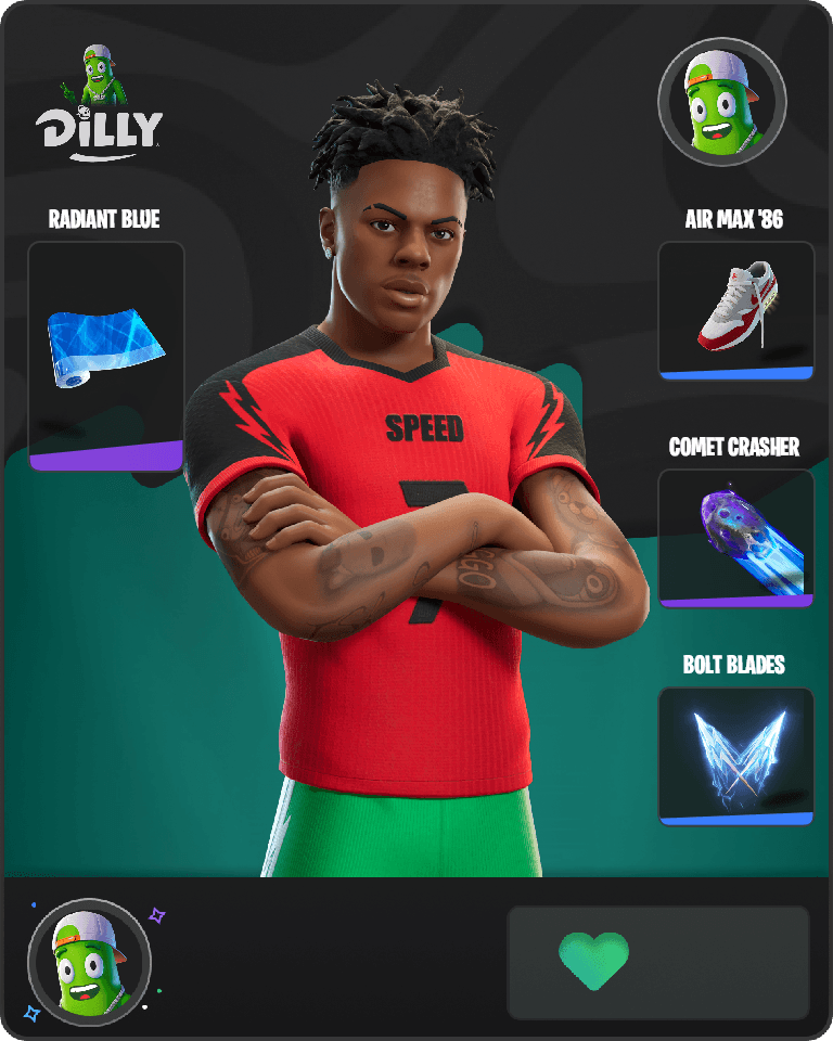 IShowSpeed Fortnite combo