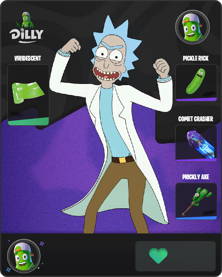 Rick Sanchez Fortnite combo