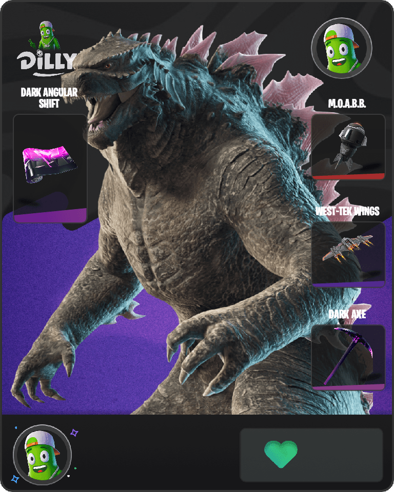 Godzilla Evolved Fortnite combo