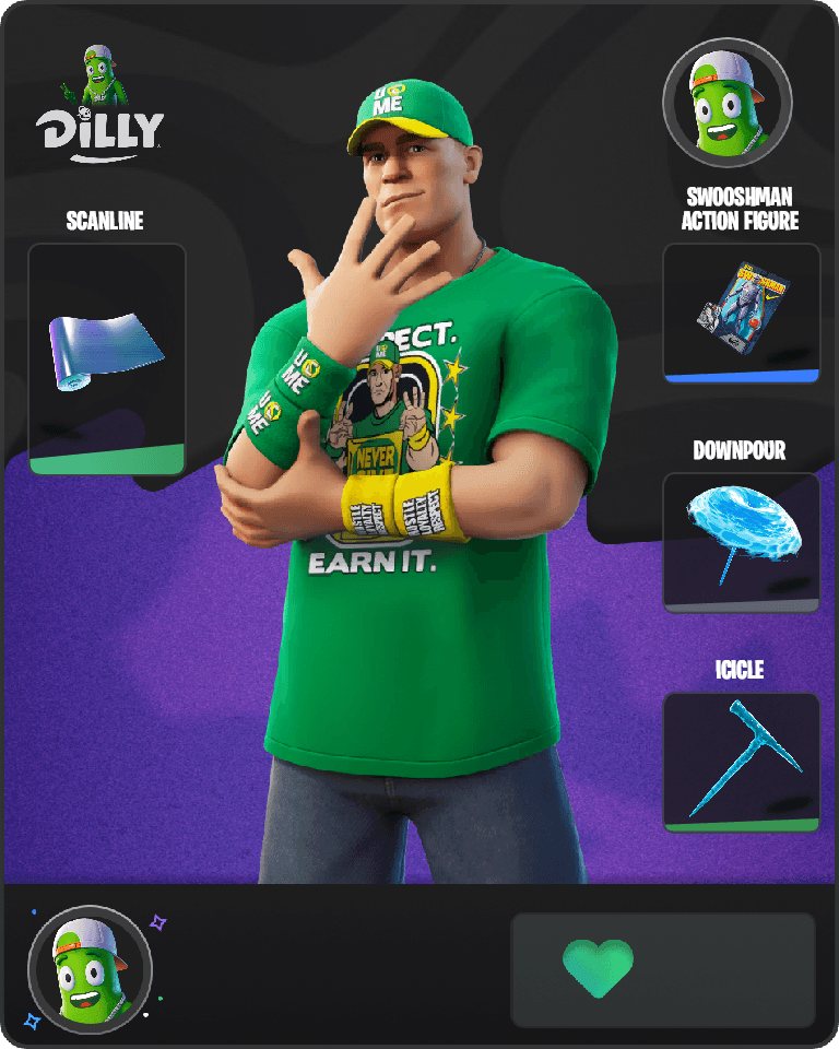 John Cena Fortnite combo