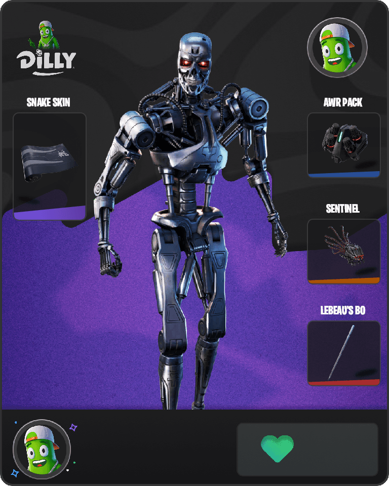 T-800 Fortnite combo