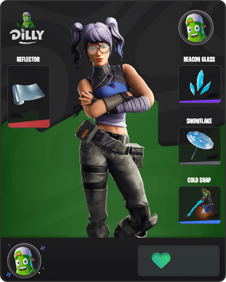 Crystal Fortnite combo