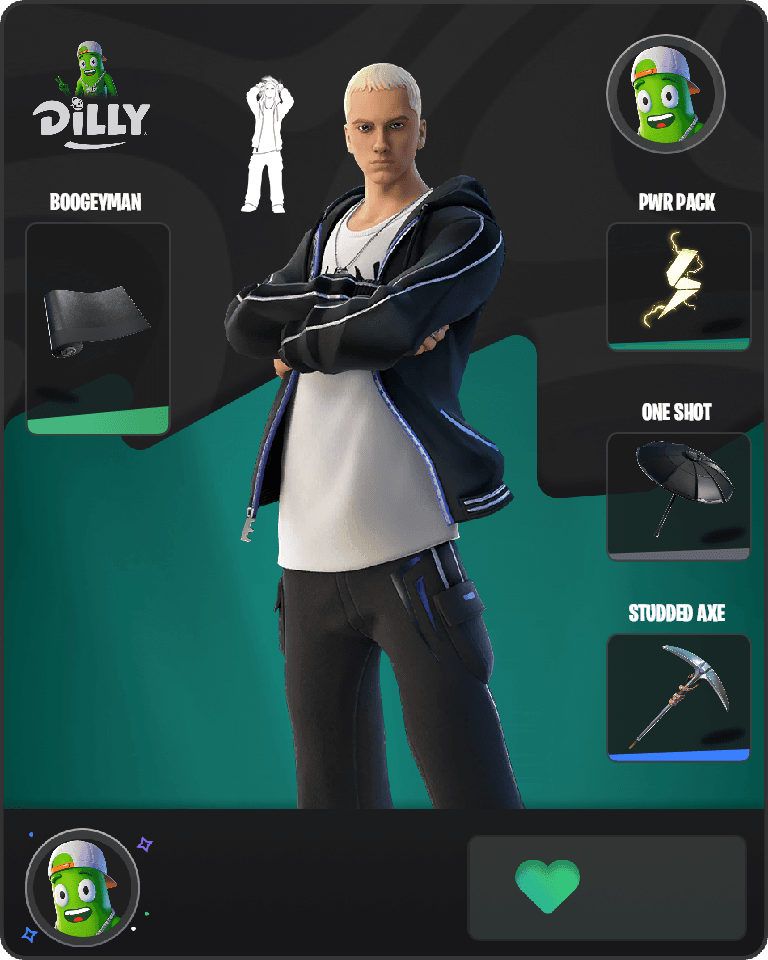 Slim Shady Fortnite combo
