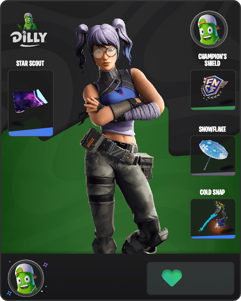 Crystal Fortnite combo