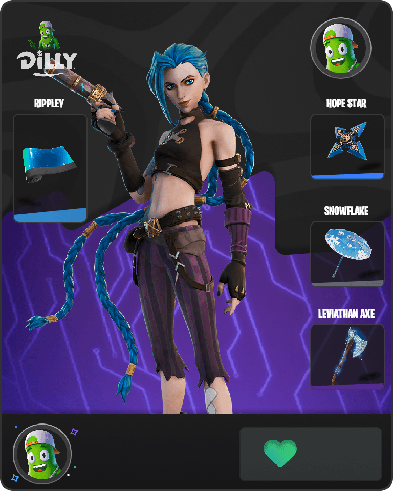 Arcane Jinx Fortnite combo