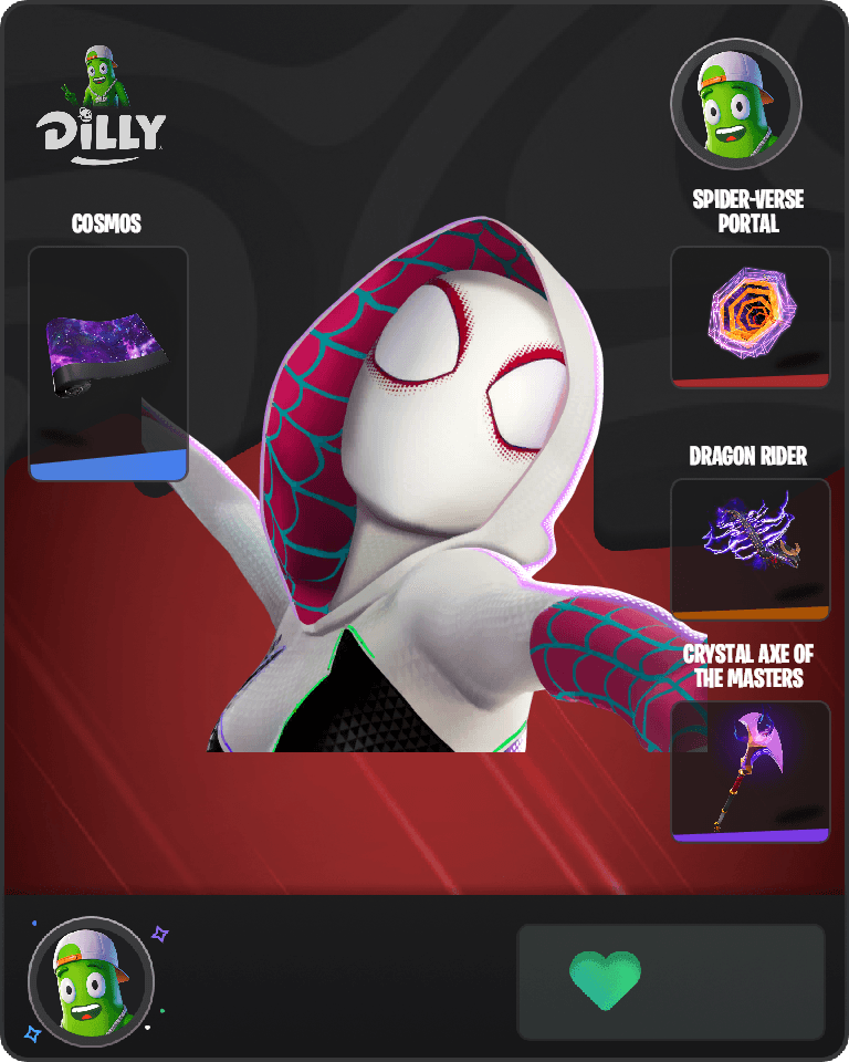 Spider-Gwen Fortnite combo
