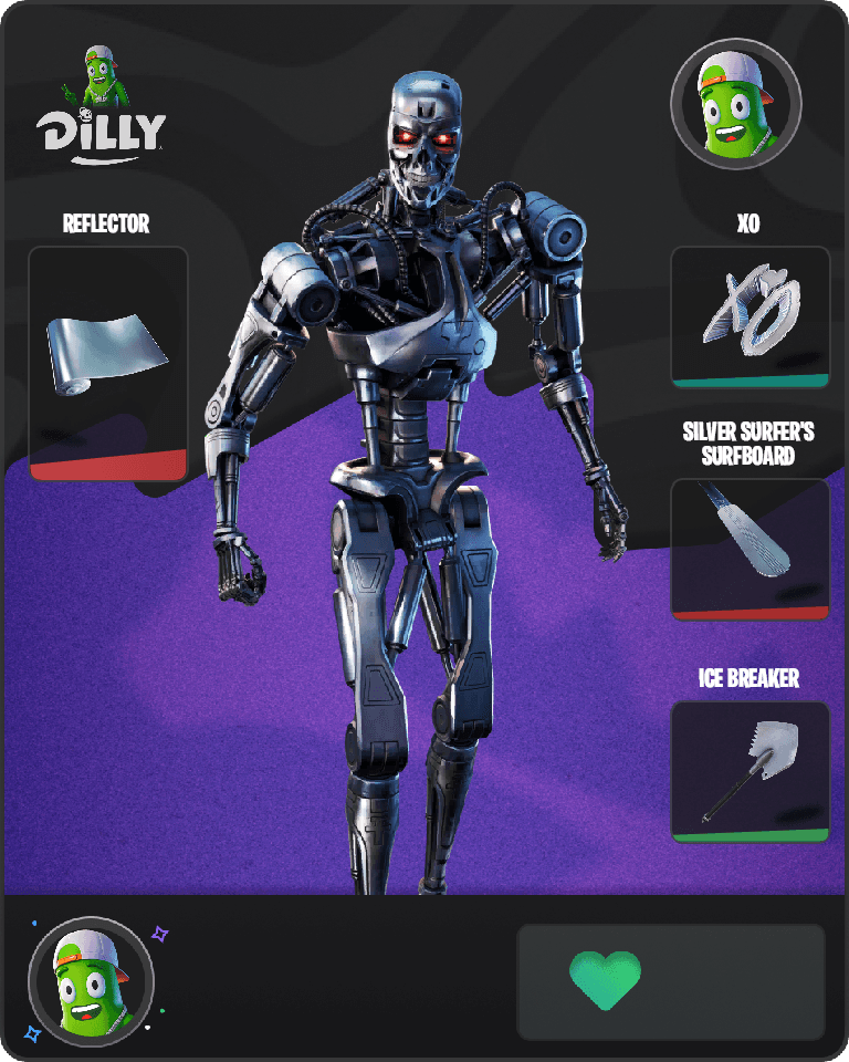 T-800 Fortnite combo