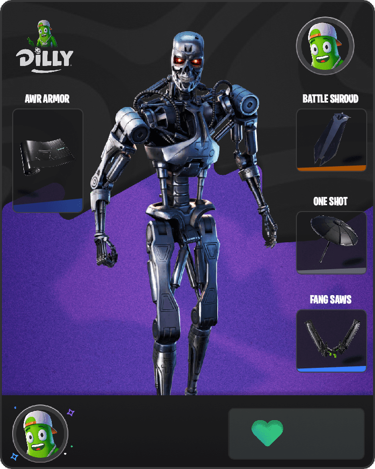 T-800 Fortnite combo
