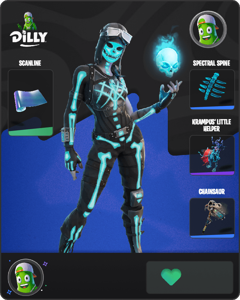 Skeletara Fortnite combo