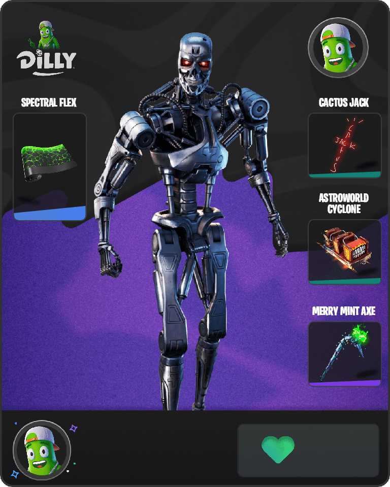 T-800 Fortnite combo