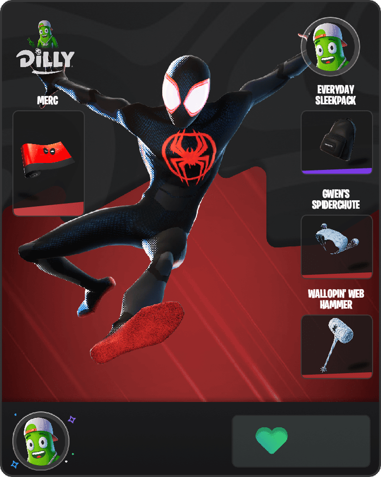 Spider-Man (Miles Morales) Fortnite combo
