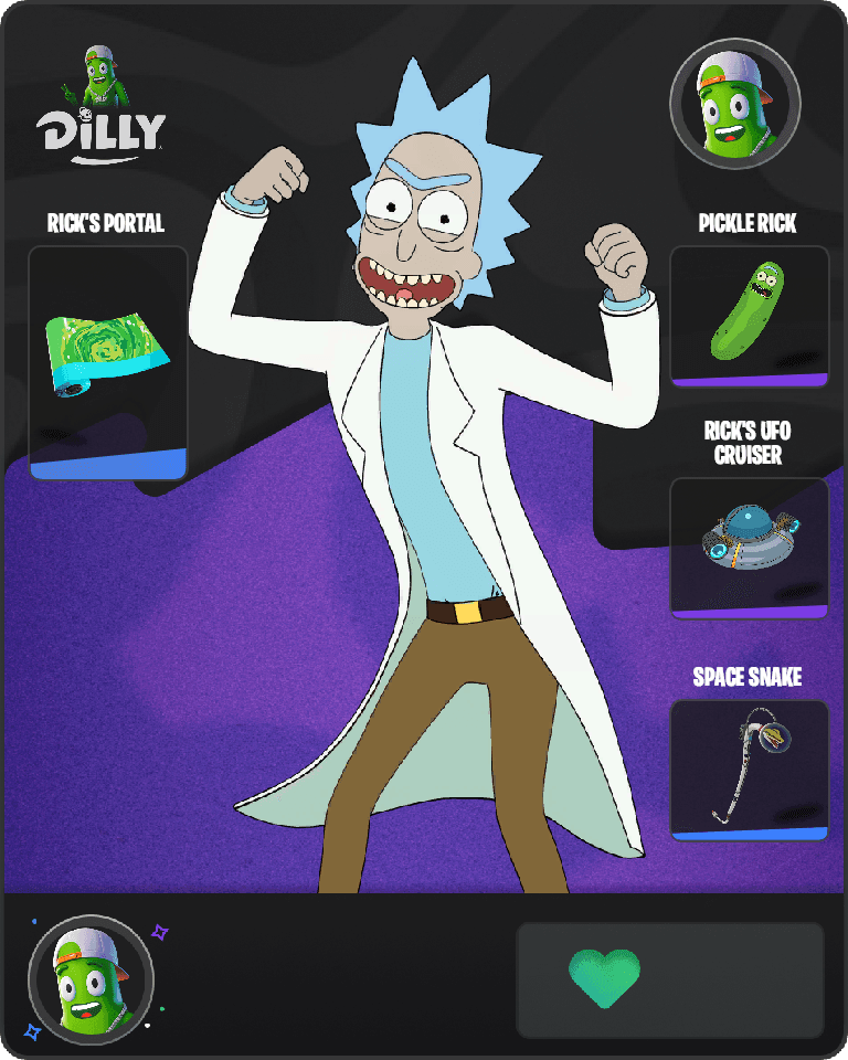 Rick Sanchez Fortnite combo