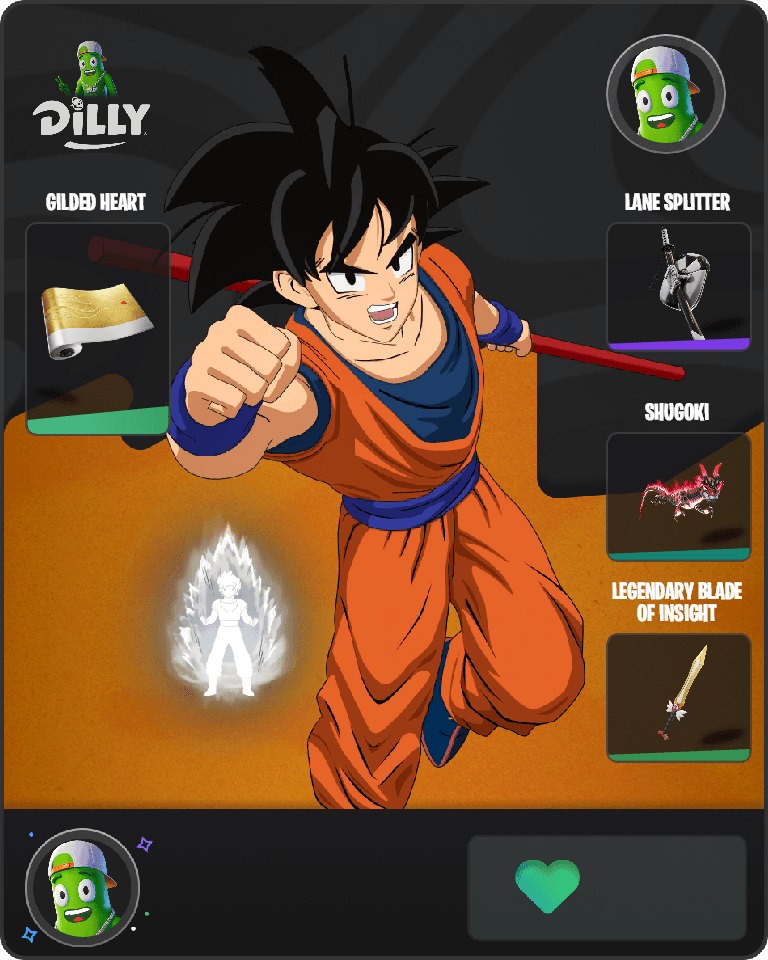 Son Goku Fortnite combo