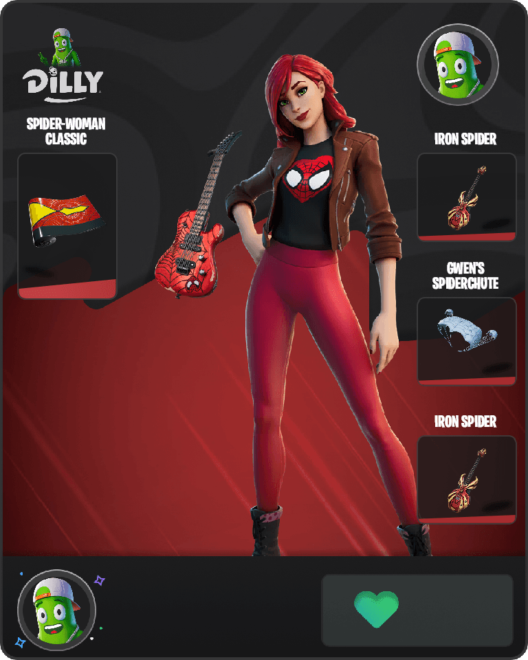 Mary Jane Watson Fortnite combo