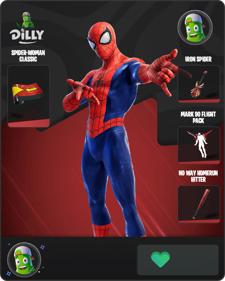 Spider-Man Fortnite combo
