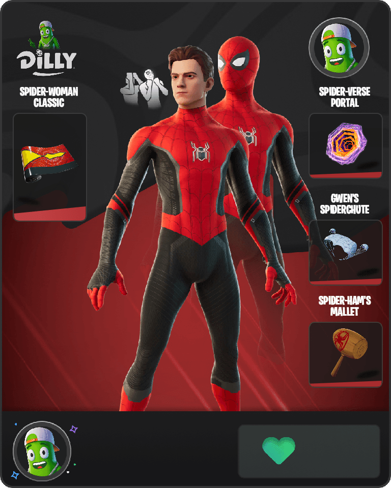 Spider-Man (No Way Home) Fortnite combo