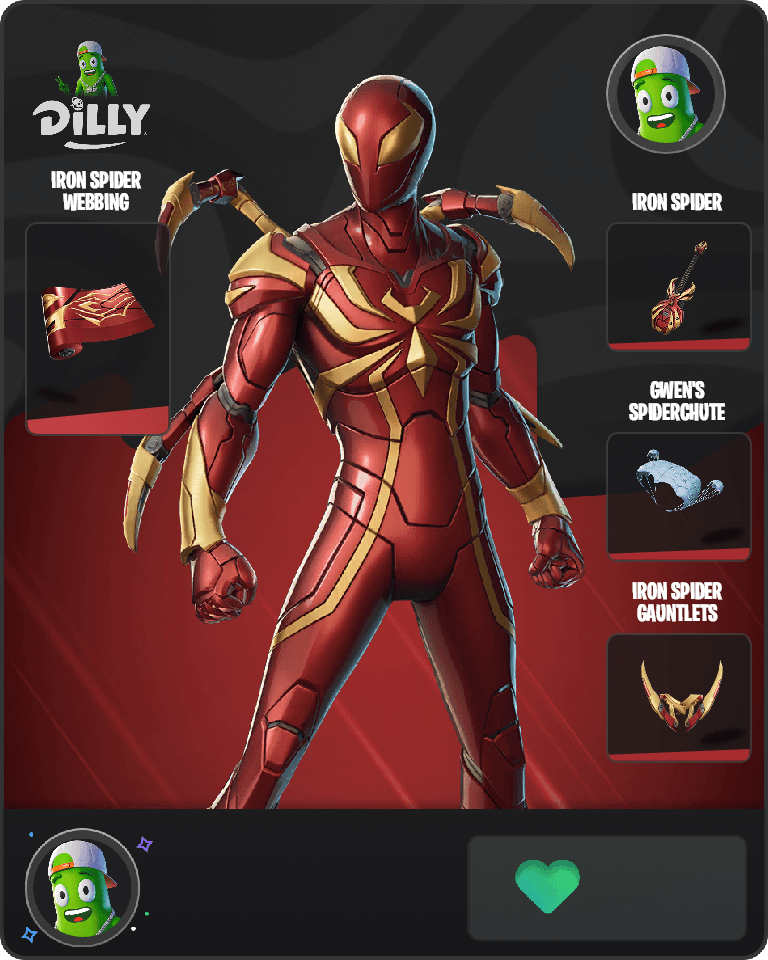 Iron Spider Fortnite combo