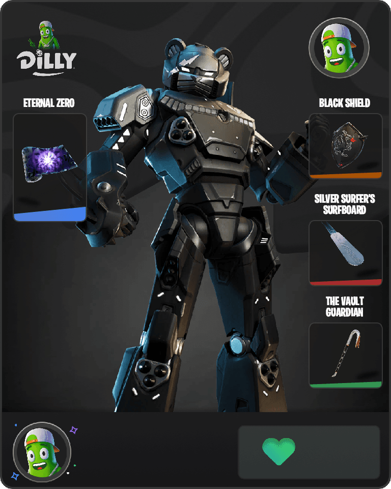 Mecha Team Shadow Fortnite combo