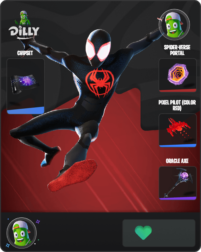 Spider-Man (Miles Morales) Fortnite combo