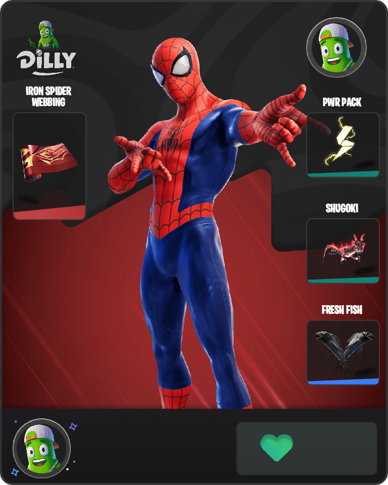 Spider-Man Fortnite combo
