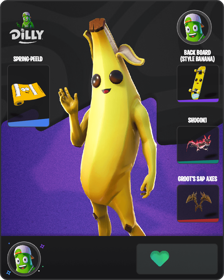 Peely Fortnite combo