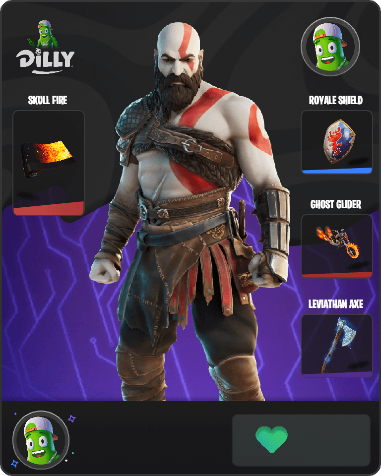 Kratos Fortnite combo