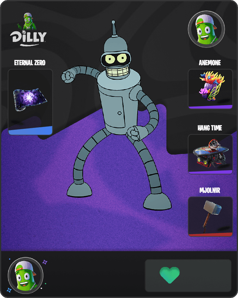 Bender Bending Rodríguez Fortnite combo