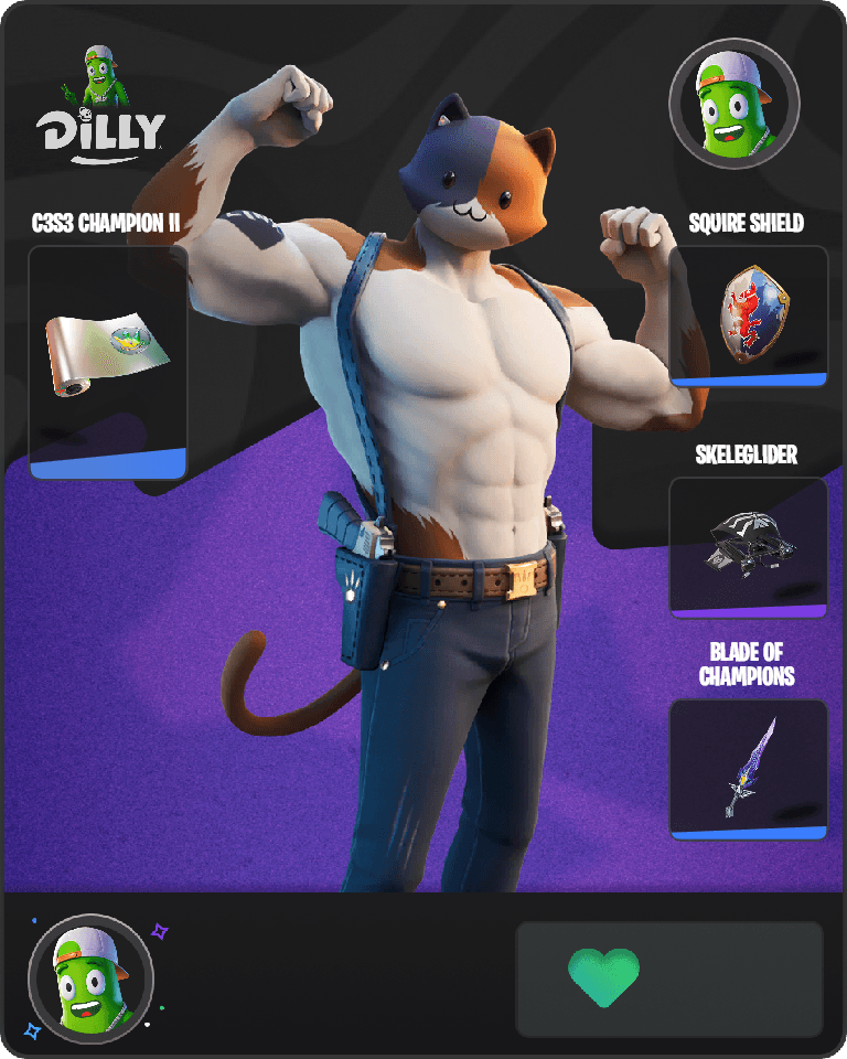 Meowscles Fortnite combo
