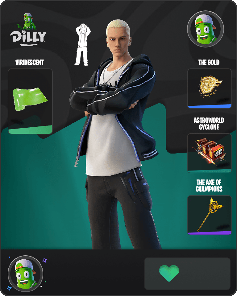 Slim Shady Fortnite combo