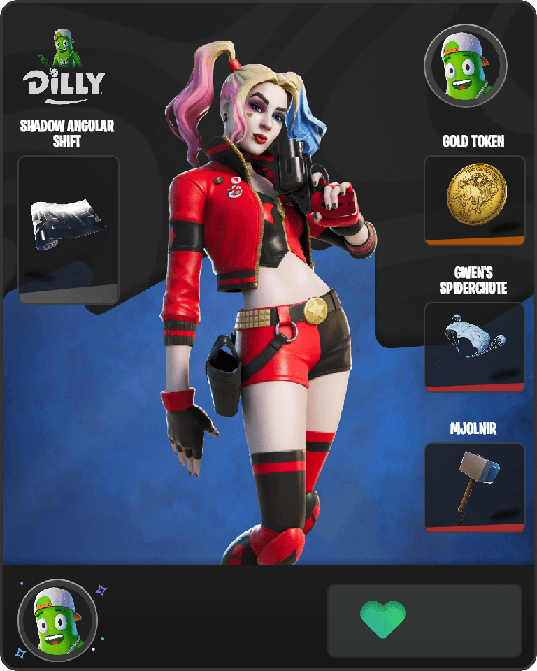 Rebirth Harley Quinn Fortnite combo